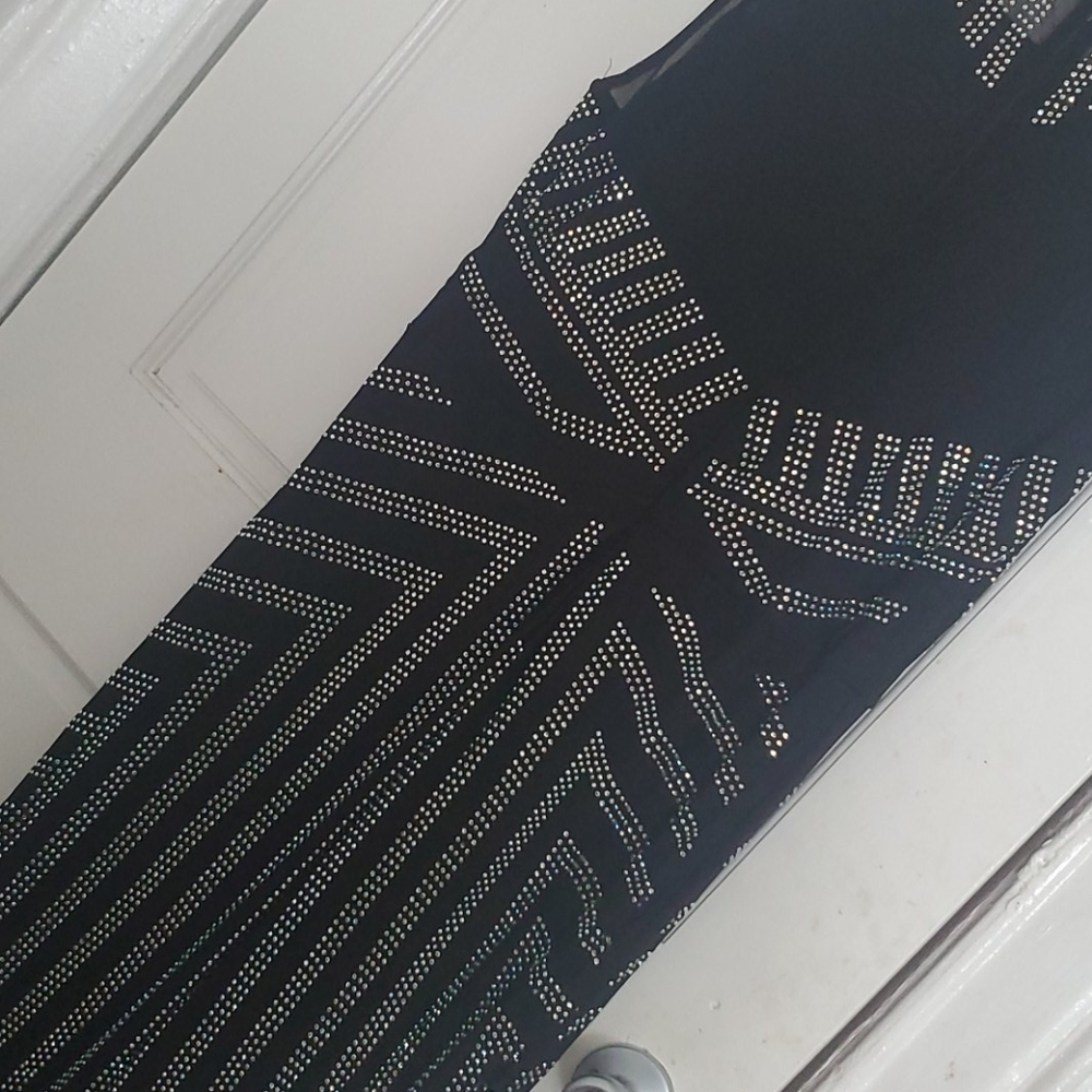 Curvy Sense Rhinestone Jumpsuit - Picture 3 of 4